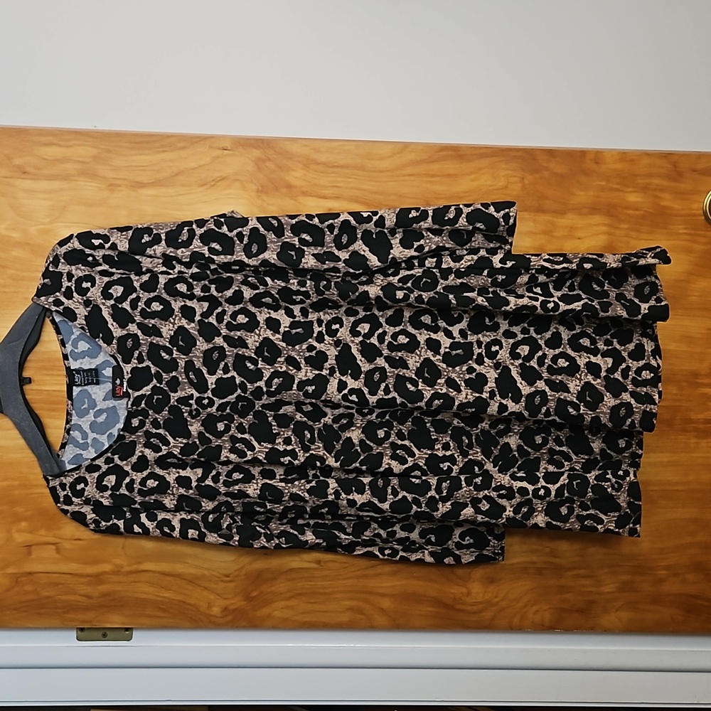 NWT Leopard Print Swing Tunic Dress